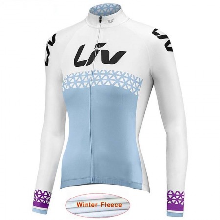 Maillot Cyclisme 2018 CCC Liv Femme Hiver Thermal Fleece N002